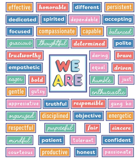 Carson Dellosa We Stick Together 52 pc Bundle Motivational Bulletin Board Set, Positive Affirmations and Reproducible Social Emotional Learning Activities, Growth Mindset Classroom Decor